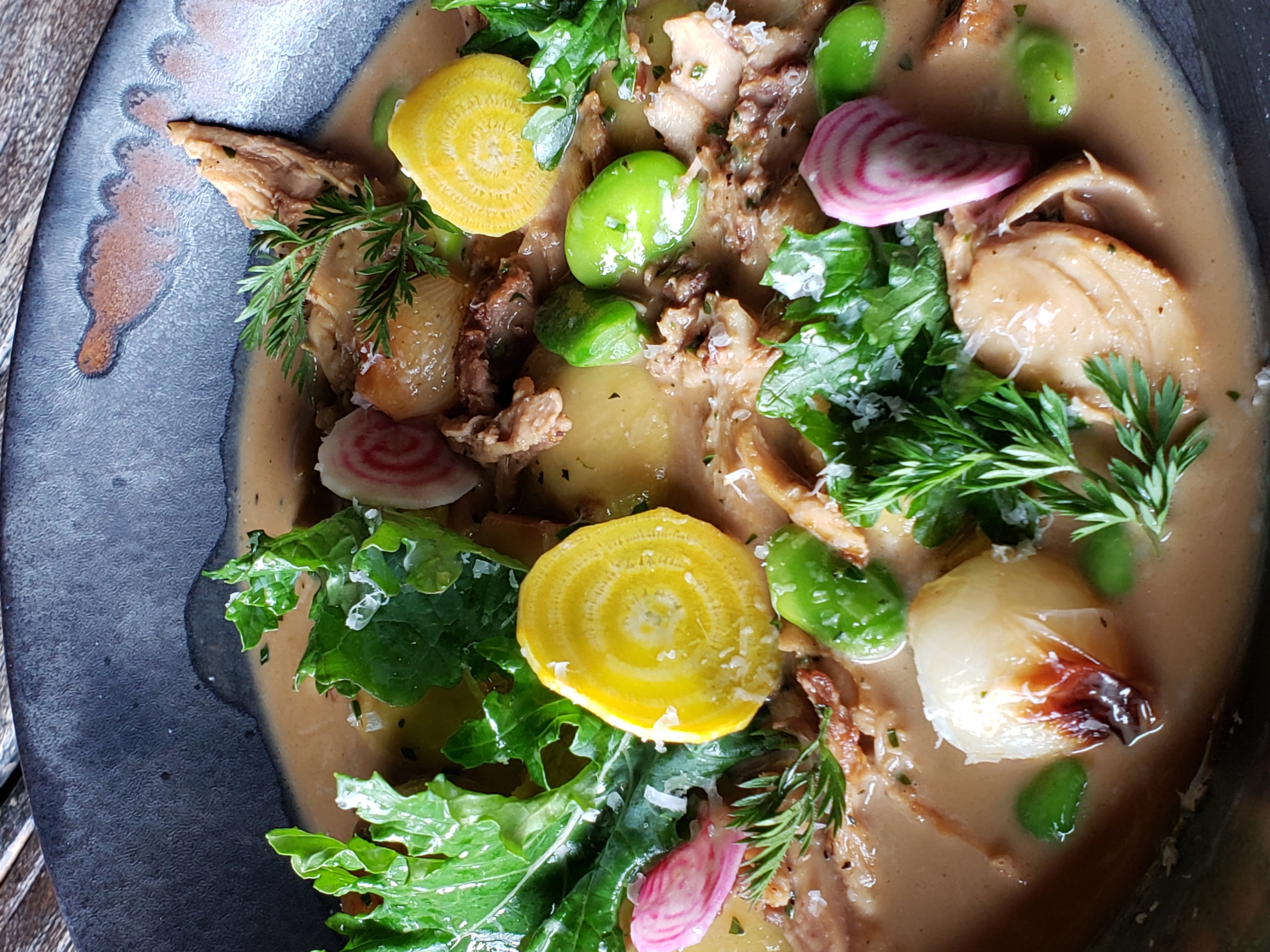 House-made rabbit ravioli